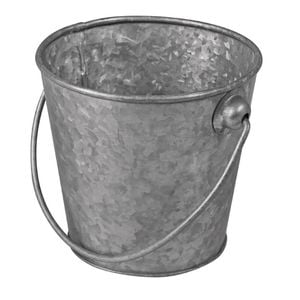 Moda Brooklyn Mini Galvanised Cutlery Bucket 150x140mm 1750ml Tableware Serving Pail