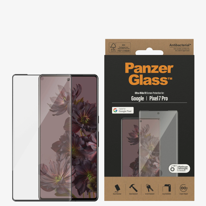 PanzerGlass Screen Protector For Google Pixel 7 Pro - Clear