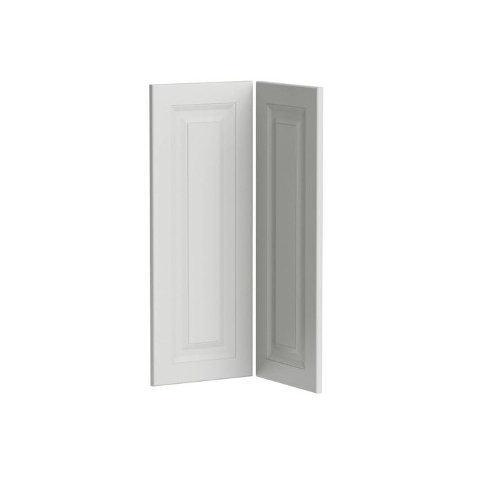 Kaboodle Sesame Salt Heritage Corner Wall Cabinet Doors - 2 Pack
