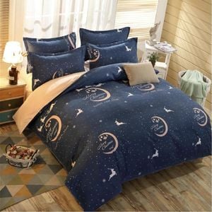 Dreamfields King Single XMAS NIGHT CHRISTMAS XMAS Design Quilt Duvet Doona Cover Set