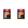 6pc Target K-Flex No 2 Dart Flight & Shaft Medium 33mm - Neon Orange
