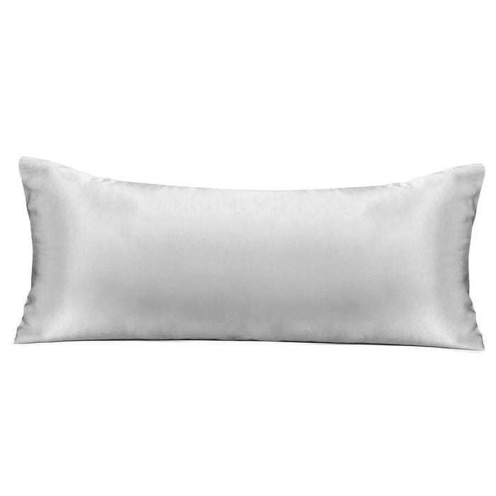 LINENOVA 100% Bamboo Pillow cases Slip Cover Pillowcase - Silver Body