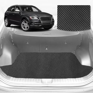 6D Diamond Car Boot Mat for Audi Q5 SQ5 FY2017-Current-Cargo Mat-Black-Outback GT