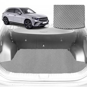 6D Diamond Car Boot Mat for All-new Mercedes-Benz GLC (X254)2023-Current-Cargo Mat-Grey-Outback GT