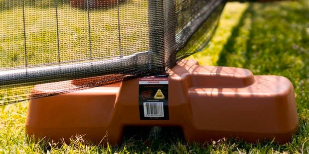 Temp fencing- Rapid mesh-Power thru Banner