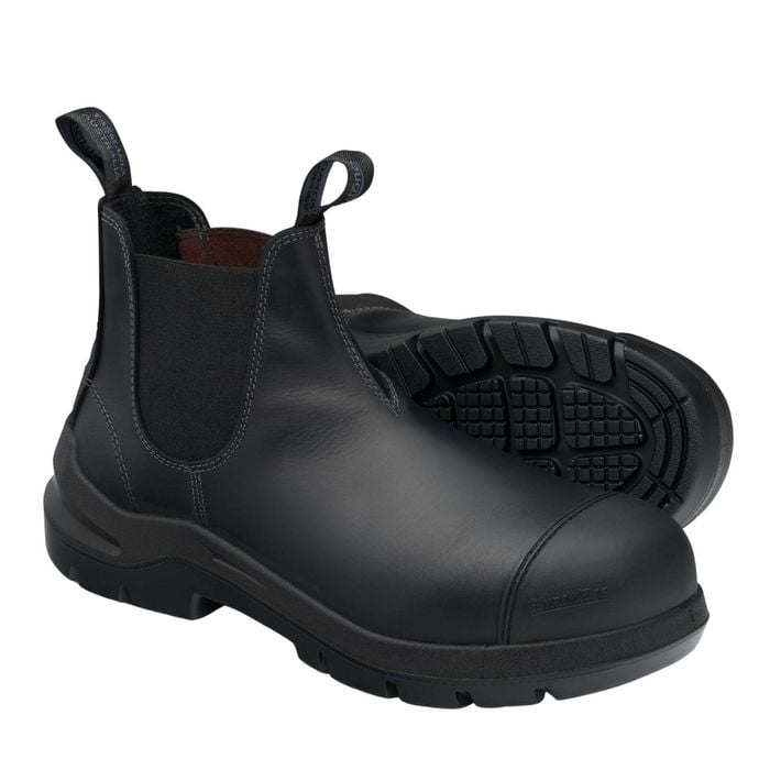 Blundstone Unisex Black DuraFit 7501 Elastic Side Safety Boot - UK Size 9