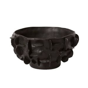 E Style Adora Porcelain/Ceramic Decorative Bowl 36cm - Black