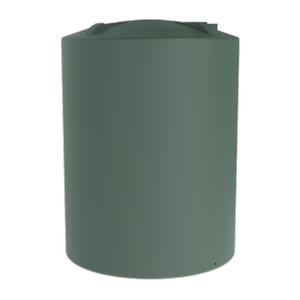 Melro Tanks 15000L Heritage Green Tall Round 15250 Poly Water Tank