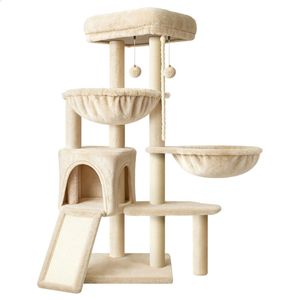 BEASTIE Cat Tree Tower Beige 104cm