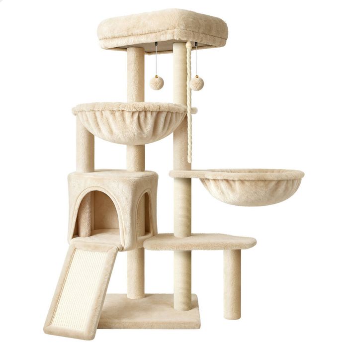 BEASTIE Cat Tree Tower Beige 104cm