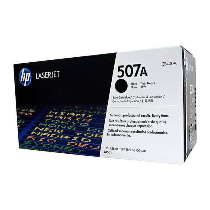 Hp #507a Black Toner Ce400a
