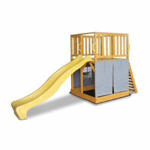 Henry Hideout Cubby House - Yellow Slide & Accessories