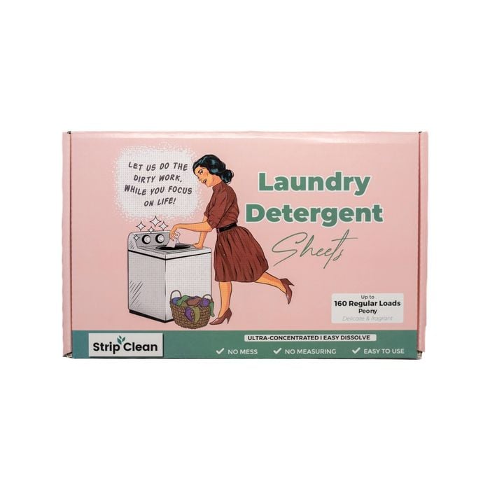 Laundry Detergent Sheets 160 Loads (Peony scent)
