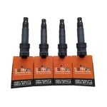 4-Pack SWAN Ignition Coils for Hyundai i45 iX35 Santa Fe Sonata (2.0L, 2.4L)