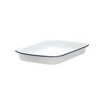 Falcon Enamelware Rectangular Baking Tray 24x18cm White