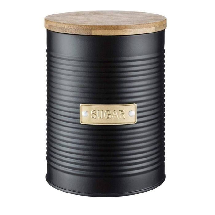 Typhoon Otto Sugar Canister 1.4l 11x15.5x11cm Black