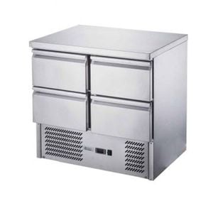FED-X Four Drawer Compact Workbench Fridge