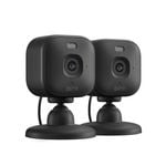 Blink Mini 2K+ Security Camera Black - 2 Pack