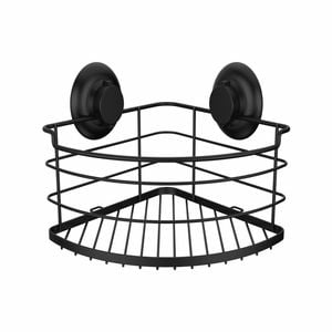 Naleon Black Suction Works Corner Basket
