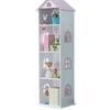 All 4 Kids Manhattan Pink Dollhouse Bookcase