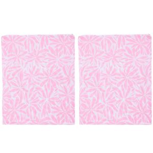 Bonds 2 Pack Bonds Washbag Mesh Zip Delicates Laundry Lingerie Bra Wash Bag Pink Flower HYPL1N Bulk