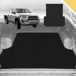 Outback GT 6D Pro Ute Tub Mat for Toyota Hilux Double Cab 2015-Current (with Spray on Liner or no Liner) - Black