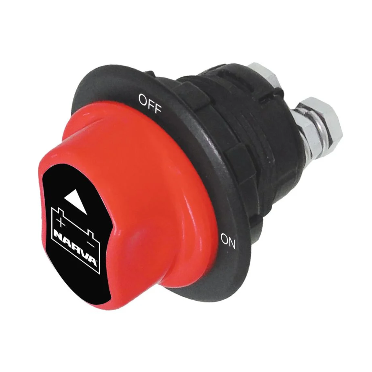 Narva 12/24V 100A Rotary Battery Master Switch With Removable Keyed ...