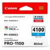 Canon PFI-4100C Cyan Ink Cartridge - 80ml