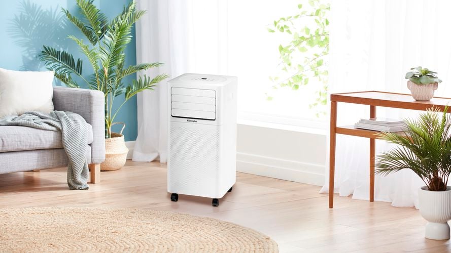 2.6kW Portable AC with Dehumidifier.