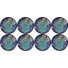 8PK LVD Porcelain Christmas Angel Cake Plate Home/Kitchen Decor 15x15cm Blue