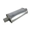 Redback 2" Performance Muffler Centre/centre - 5" X 3" Oval, 12" Long, Aluminised Steel