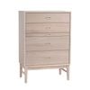 HAYTON 70cm Tall Sideboard Modern Furniture - White Oak