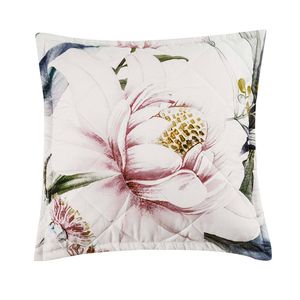 Bianca Indi 43x43cm Square Polyester White Quilt Cushion Cover Pillowcase