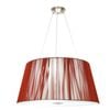 Red Paolo 60cm 3 Light Drum Pendant