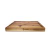 Woodpecker Rectangular Acacia Cutting Board w/ Built-in Bowls Food Preparation