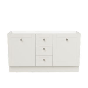 New England Joinery 1500mm Diadem Floorstanding Double Bowl Vanity - Cabinet Only