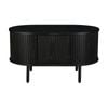 Alamein Dania 100cm Coffee Table Timber Frame Black