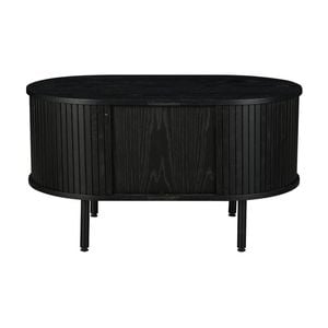 Alamein Dania 100cm Coffee Table Timber Frame Black