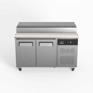 AG 2 Door Saladette Fridge - Fits 7 x 1/3 GN Trays