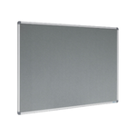 Pinboard Felt 900x600mm Grey Wool Felt Aluminium Frame