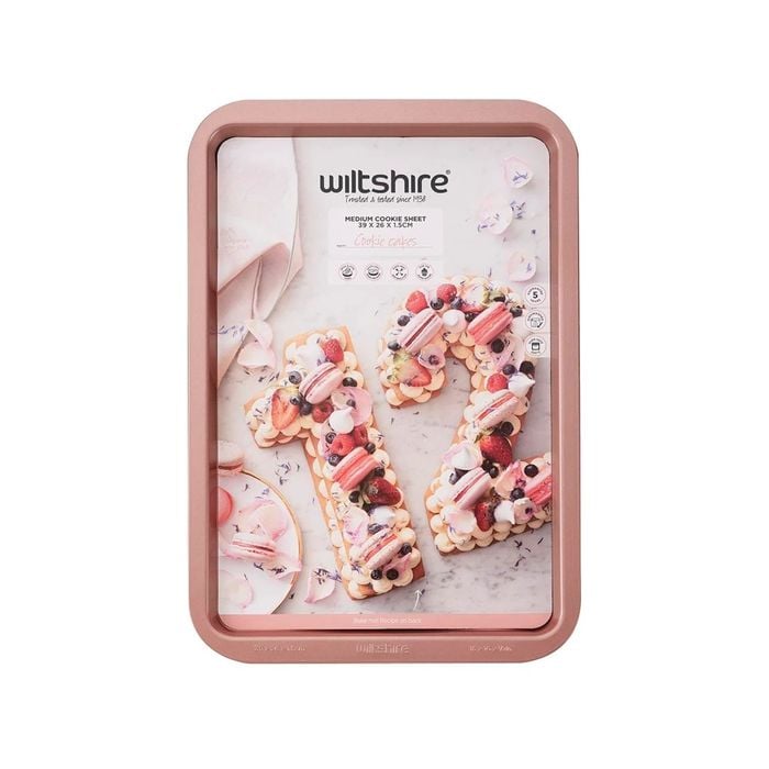 Wiltshire Rose Gold Non Stick Cookie Sheet 39cm