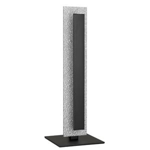 Telbix Serano Contemporary Table Desk Lamp Light Aluminium Acrylic Silver Black
