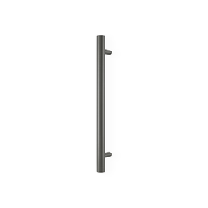 Barelli 650mm Gun Metal Grey Single Round Vertical Heated Towel Rail