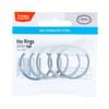 Taskmaster 35mm Stainless Steel Key Ring - 5 Pack