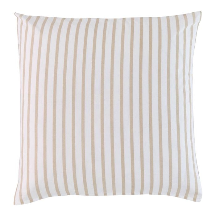 Adorn Living Stripe European Pillowcase - Natural