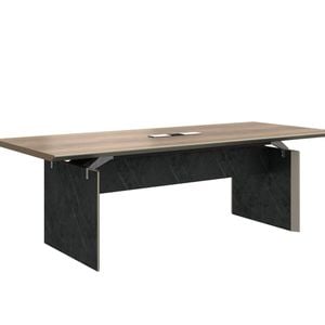 Knight 240cm Boardroom Table Conference Room Tables - Brown Oak