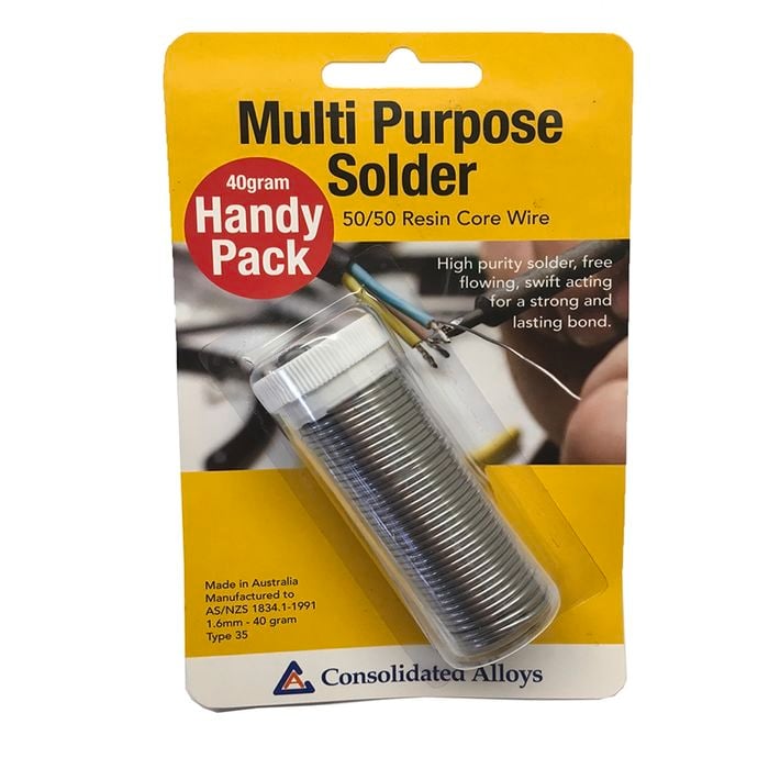 Consolidated Alloys 40g 50/50 Resin Core Solder