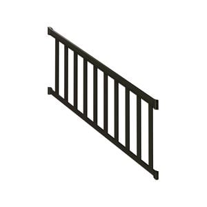 PEAK 1800mm Aluminium Deck Balustrade Wide Stair Baluster Kit - Black