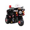 Kids Ride On Police Patrol Electric Motorbike Black 6V