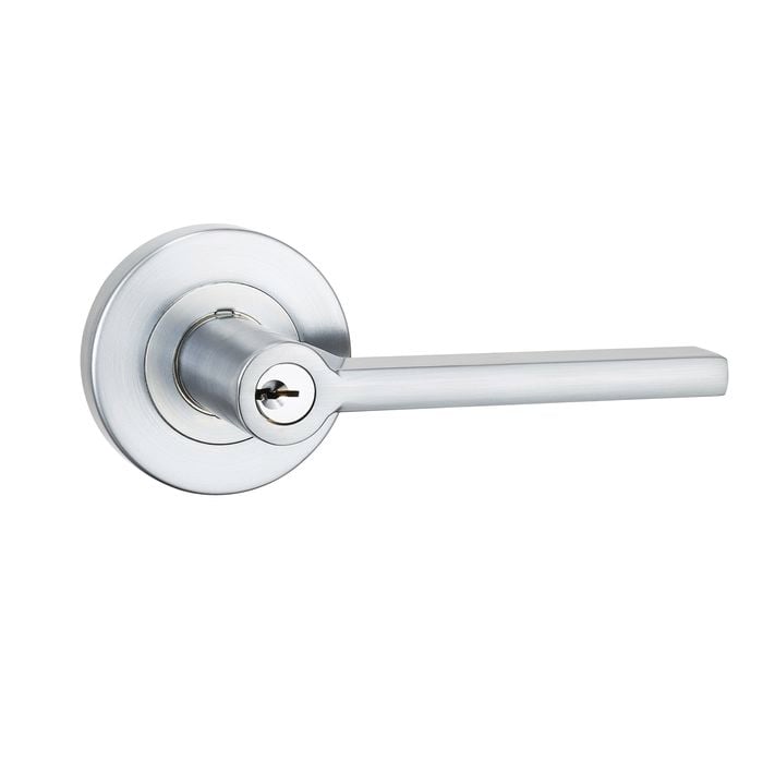 Lemaar Satin Chrome Orba Entrance Set
